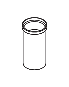 Hewi System 800 Behälter 800.20.E0295 for toilet brushes, rock grey