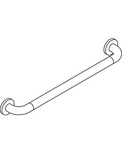 Hewi 801 bath handle 801.36.13698 signal white, 600mm, with aluminum core