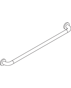 Hewi 801 bath handle 801.36.14098 900 mm, signal white