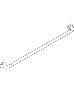 Hewi 801 bath handle 801.36.15098 1100 mm, signal white