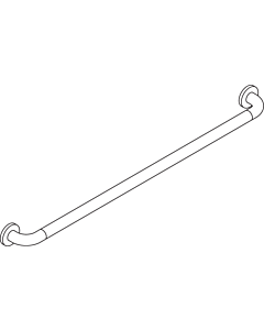 Hewi 801 bath handle 801.36.17098 1000 mm, signal white