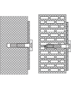 Hewi 801/805 fixation 6305599 blanc pur, pour pierre / béton, support mural / bras de support