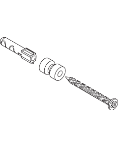 matériel de montage Hewi System 162 BM1221 pour porte-papier WC