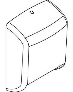 Hewi Behälter 477.06.E02 für Papierhandtuchspender, 310 x 429 x 160 mm