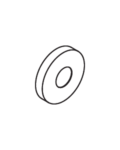 Hewi System 900 bouchon rosette 67970DC acier inoxydable thermolaqué noir mat profond, d= 67mm