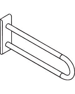 Hewi 801 Wandstützgriff 801.50.30055 600 mm, aquablau