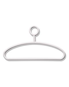 Hewi Kleider- und Hosenbügel 571.499 reinweiß, drehbare Öse