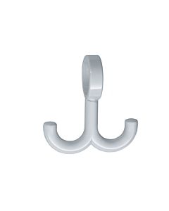Hewi 801 Hewi cloakroom hook 33.170095 rock gray, movable