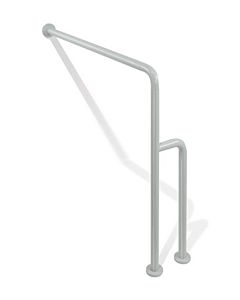 Hewi 801 Boden-Wandstützgriff 801.22.40050 850 x 834 mm, stahlblau