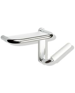 Hewi 802 Étagère à miroir LifeSystem 802.03.W110L98 blanc de sécurité, White Edition, gauche, plastique