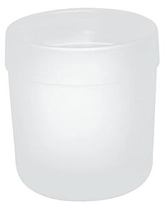 HEWI Serie 477 Glasbecher 4770402005 matt weiß, flachbodig