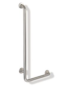 Hewi 805 poignée coudée 805.22.130L acier inoxydable satiné, version gauche, 500 x 750 mm