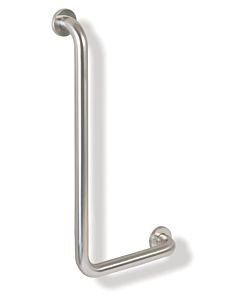 Hewi 805 poignée coudée 805.22.100L acier inoxydable satiné, version gauche, 300 x 600 mm