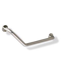 Hewi 805 poignée coudée 805.22.200L angle 135 degrés, acier inoxydable satiné, version gauche