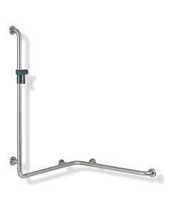 Hewi Dusch-/Wannenhandlauf Serie 805 80535210R99 110 x 76,2 cm,Ausführung rechts,Brausehalter weiss