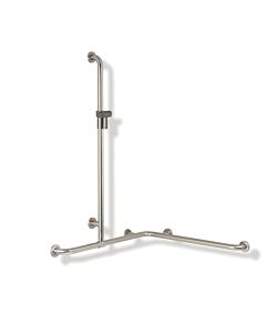 Hewi 805 barre de douche/baignoire 805.35.34098 1100 x 962 x 962 mm, support de douche blanc signal