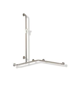 Hewi 805 barre de douche/baignoire 805.35.35099 1250 x 962 x 962 mm, support de douche blanc pur