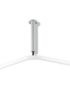 Hewi 801 Deckenabhängung 801.34.9902S90 Achsmaß 301-1500 mm, tiefschwarz, suizidhemmend