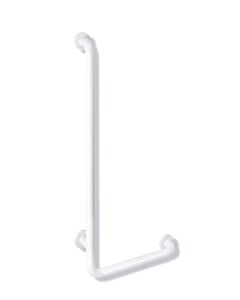 Hewi 801 active + angled handle 801.22D11098 900 x 300 mm, signal white, antimicrobial