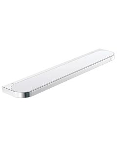 Hewi System 800 shelf 8000310045 chromed, 600 mm, satin glass top