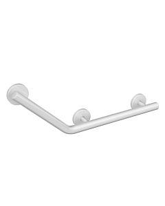 Hewi 801 angled handle 950.22.2009099 pure white, axis dimension 264, 345 and 169mm