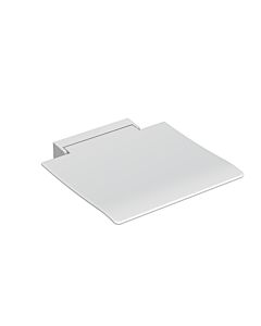 Hewi 450 folding seat 950.51.4109098 mobile, white powder-coated, 450 x 463 x 107 mm, signal white