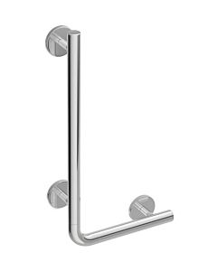 Hewi Warm Touch angled handle 950.22.11050 plastic chrome look, 900 x 400 mm