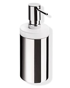 Hewi System 162 Seifenspender 162.06.1104099 200ml, Halter chromé, blanc pur