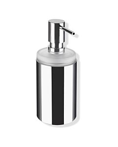 Hewi System 162 Seifenspender 162.06.110540 200ml, Halter chrome-plated, glass, satined