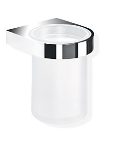 Hewi System 800 Becher 8000411045 Kristallglas satiniert, mit Halter verchromt