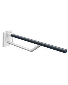 Hewi Duo rail support Hewi 950.50.1219192 projection 700mm, mobile, couvercle blanc de sécurité, gris anthracite