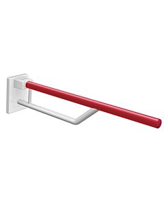 Hewi Duo Stützklappgriff 950.50.1309933 reinweiß, Kunststoff, 850 mm, rubinrot