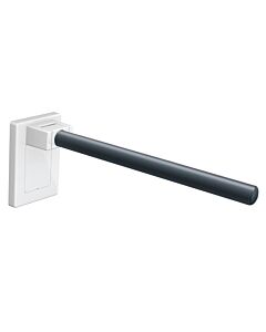 Hewi Mono Stützklappgriff 950.50.1119992 Abdeckung reinweiß, anthrazitgrau, mobil, Ausladung 600mm
