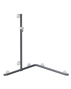 Hewi System 800 K Hewi System 800 K 950.35.3S9992 special length, shower holder, supports and rosettes pure white, anthracite gray