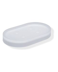 Hewi System 800 soap dish 800.02.E01 satined crystal glass