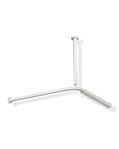 Hewi 801 tringle à rideaux 801.34.146199 900 x 900 mm, 18 anneaux à rideaux, blanc pur