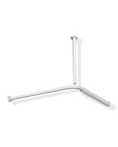 Hewi 801 tringle à rideaux 801.34.116190 1200 x 1200 mm, 24 anneaux à rideaux, noir profond