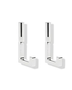 Hewi System 100 Hakenset 100.03.02040 57x30mm, verchromt