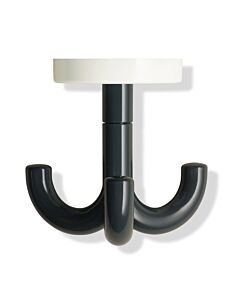 Hewi System 800 K triple hook 800.90.0509992 anthracite gray, 70mm