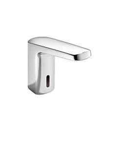 Hewi Sensoric infrared basin mixer AQ1.12S21140 cubic, battery operated, chrome-plated