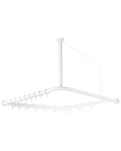 Hewi 801 curtain rod 801.34.1S99 special length, pure white