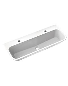 Hewi Mineralguß-Doppelwaschtisch 950.12.205 90x35cm, weiß