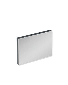 Hewi System 900 cover 900.51.002XA92 plate, satin stainless steel, polyamide anthracite gray, for mounting plate