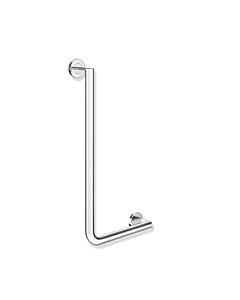 Hewi System 900 angled handle 900.22.10140 chrome-plated stainless steel, 600 x 300 mm, right-hand version