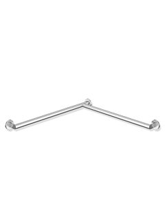 Hewi System 900 shower handrail 900.35.1S0XA satin stainless steel, 475 x 1800 mm, right-hand version