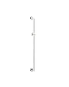 Hewi System 900 barre de support de douche 900.33.0014098 900 mm, support de douche blanc de sécurité, barre en acier inoxydable chromé