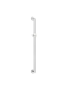 Hewi System 900 barre de support de douche 900.33.0S0XA98 600-1250 mm, support de douche blanc de sécurité, barre acier inoxydable poli