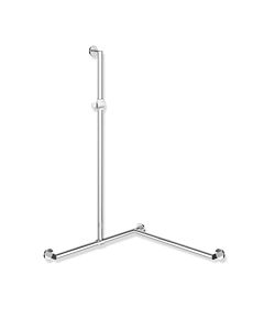 Hewi System 900 Duschhandlauf 900.35.3064098 1250 x 765 x 965 mm, Brausehalter signalweiß, Ausführung rechts