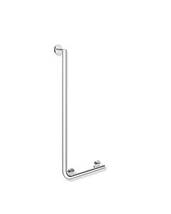 Hewi System 900 angled handle 900.22.13340 chrome-plated stainless steel, 900 x 400 mm, right-hand version