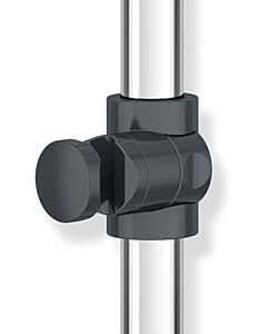 Hewi System 900 shower holder 6677190 for 32 mm, jet black
